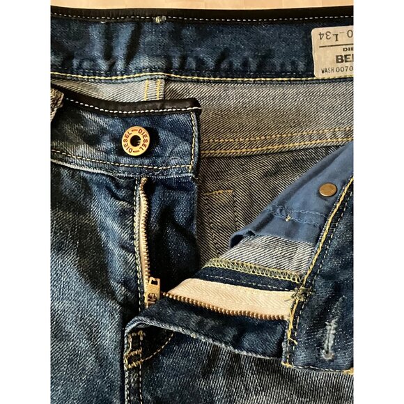 Diesel Industry BEBEL Cotton Denim division Blue Italian Mens Jeans W 30 L 34 - Picture 6 of 16
